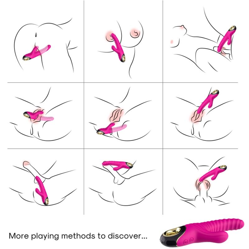 ARMONY ETERNITY vibrator i fuchsia av silikon