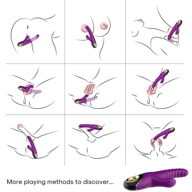 ARMONY ETERNITY vibrator i lila silikon