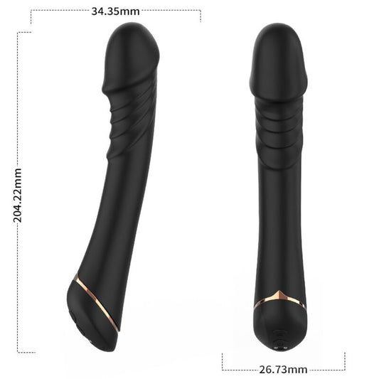 ARMONY dildo vibrator i svart silikon