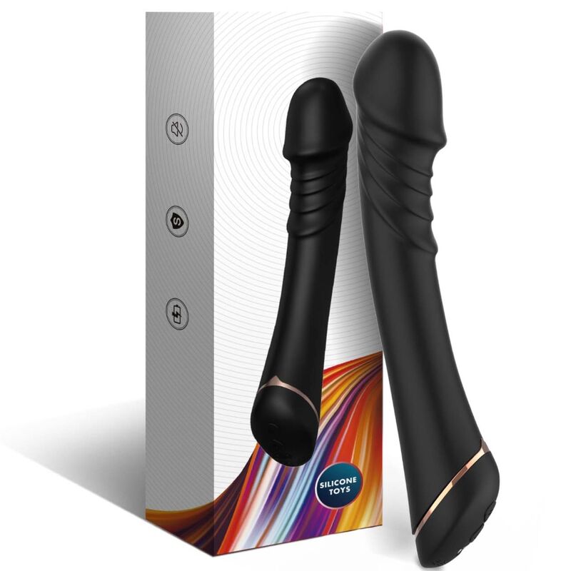 ARMONY dildo vibrator i svart silikon