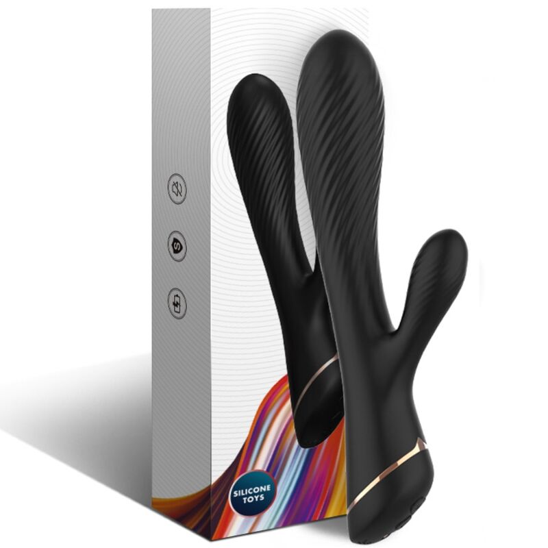 ARMONY vibrator rabbit i svart silikon
