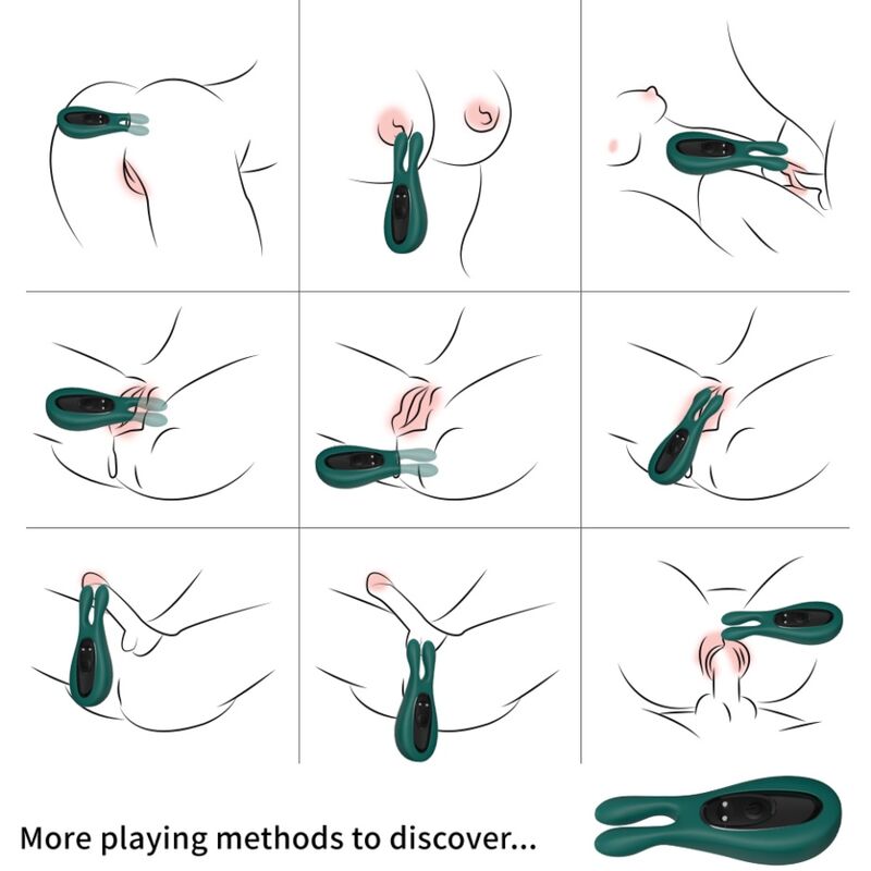 ARMONY Rabbit Green vibrator för intim stimulering