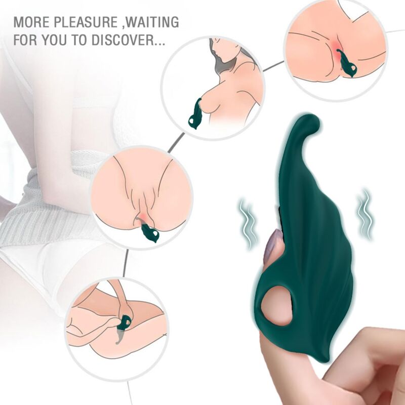 ARMONY fingerstimulator och vibrator i grön färg