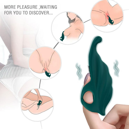ARMONY fingerstimulator och vibrator i grön färg