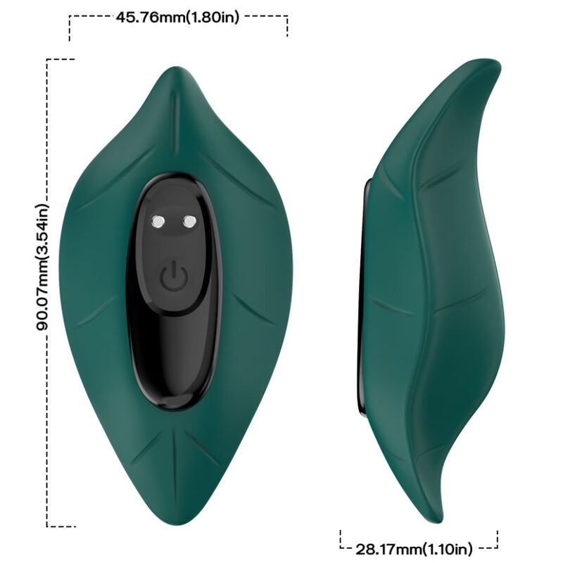 Grön ARMONY vibrator med fjärrkontroll