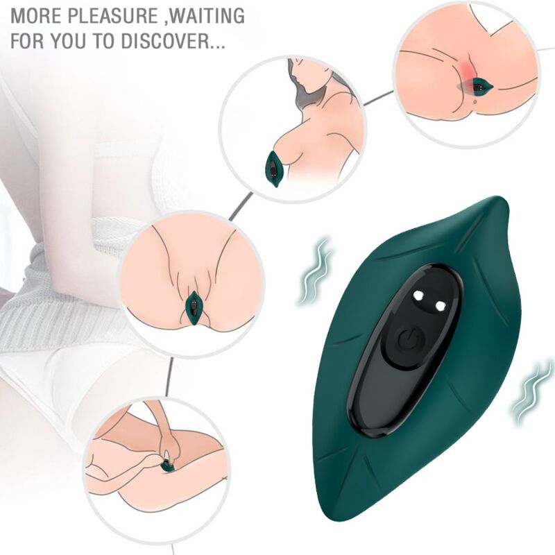 Grön ARMONY vibrator med fjärrkontroll