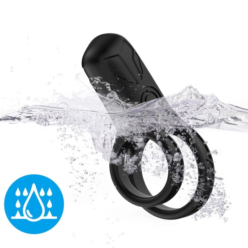 ARMONY dubbelring vibrator svart