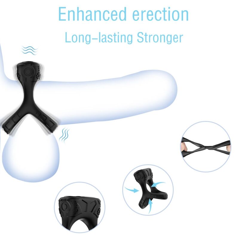 ARMONY ringvibrator multiposition svart