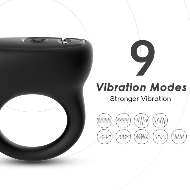 ARMONY ring vibrator i svart