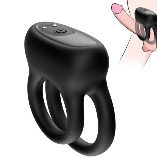 ARMONY dubbelring vibrator i svart