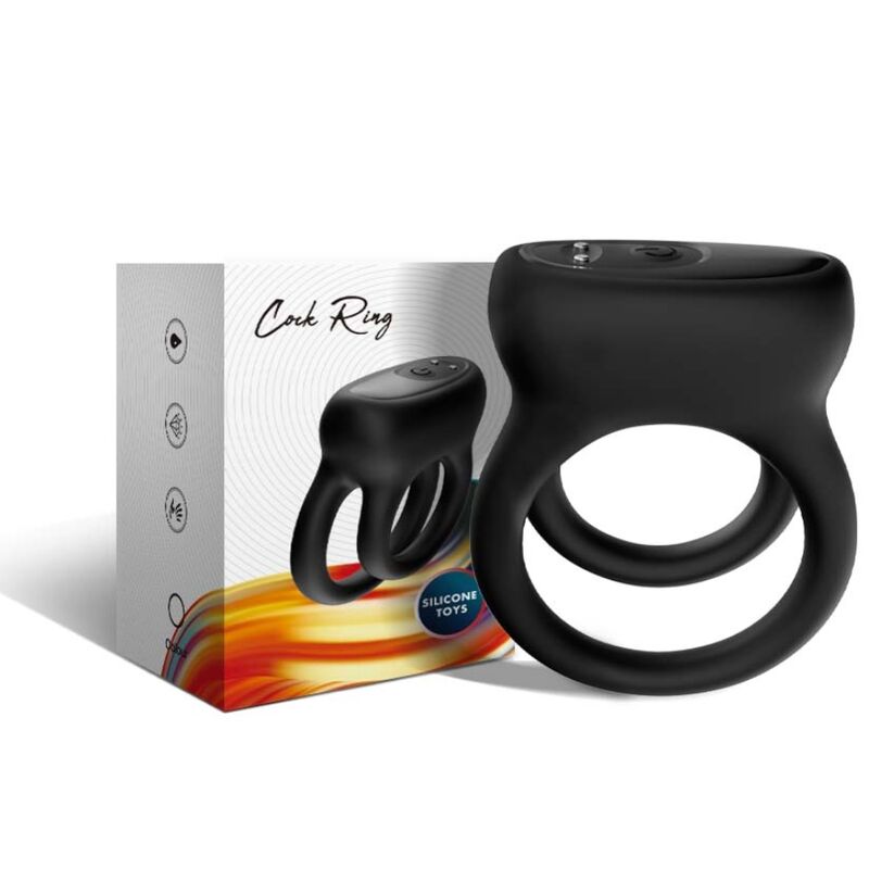 ARMONY dubbelring vibrator i svart