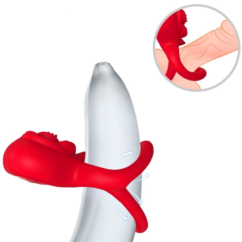 ARMONY ring vibrator i röd färg