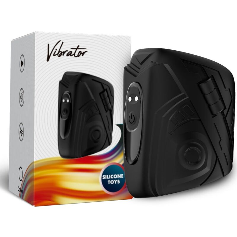 ARMONY vibratorring i svart med 9 vibrationslägen