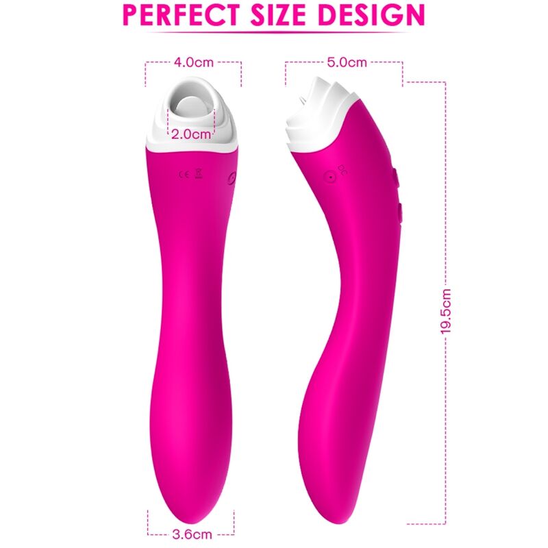 ARMONY - FAIRYLAND LICKING VIBRERANDE KLITORISKT SUKTPRODUKT FUCISA