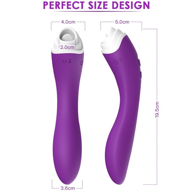 ARMONY - FAIRYLAND LICKING VIBRERANDE KLITORISKT VIBRATOR LILA