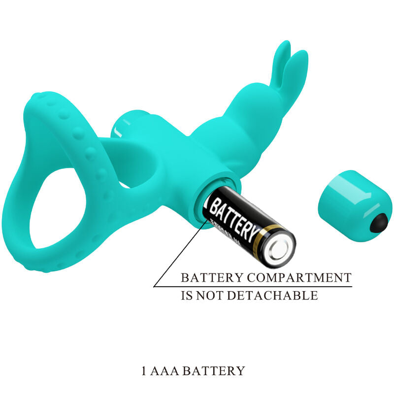 Figgy Green Rabbit Vibrator Ring från Pretty Love