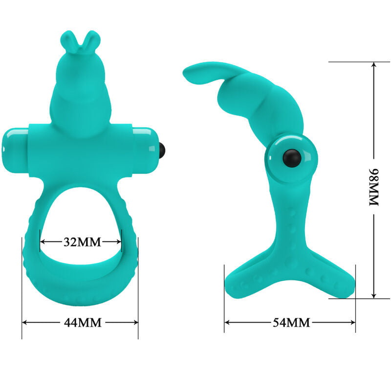 Figgy Green Rabbit Vibrator Ring från Pretty Love