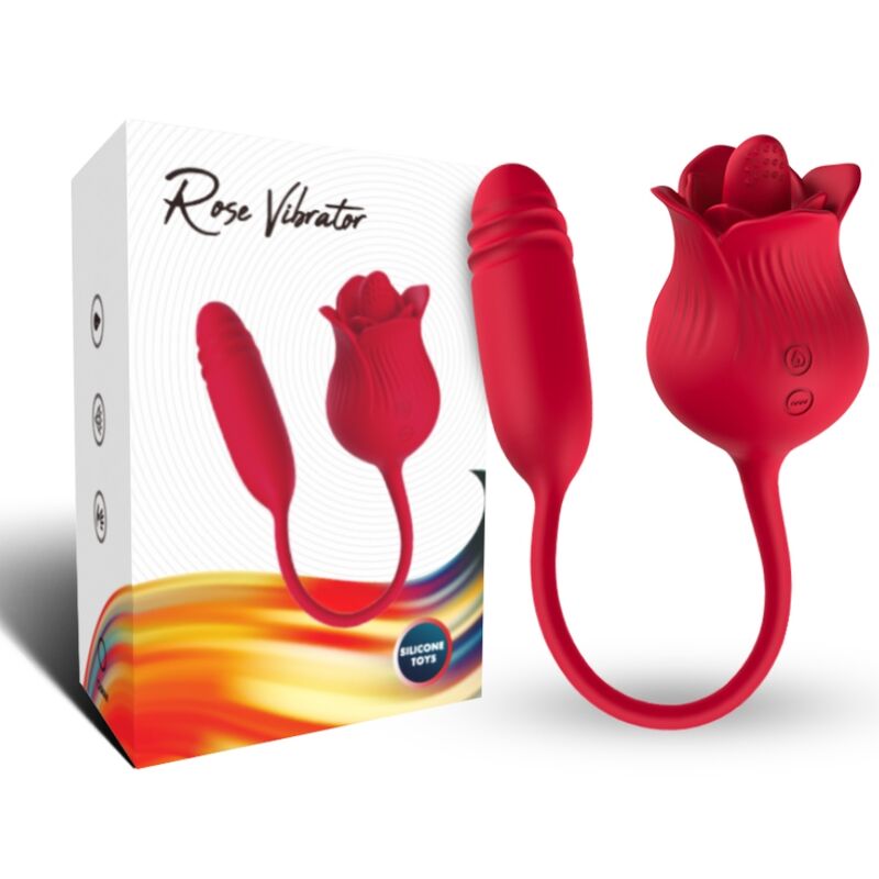 ARMONY - ROSELIP LICKING VIBRERANDE KLITORISUGARE RÖD