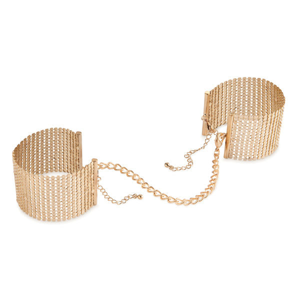 BIJOUX - DÉSIR MÉTALLIQUE GULD METALLNÄT HANDBOJOR