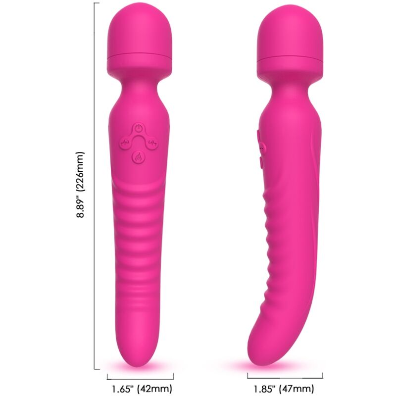 ARMONY MISSION MASSAGER & VIBRATOR HEAT EFFECT FUCHSIA