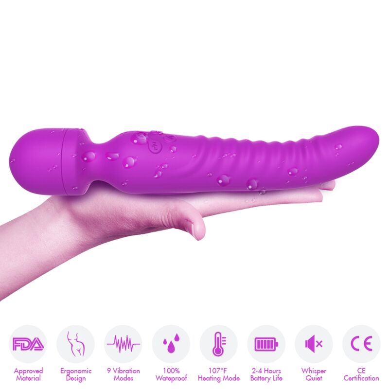 ARMONY massager och vibrator med värmeeffekt i lila