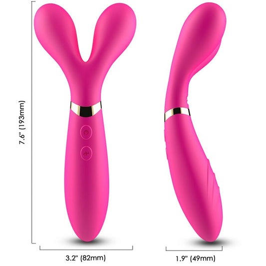 ARMONY Y-WAND Massager & Vibrator med dubbel huvud i fuchsia