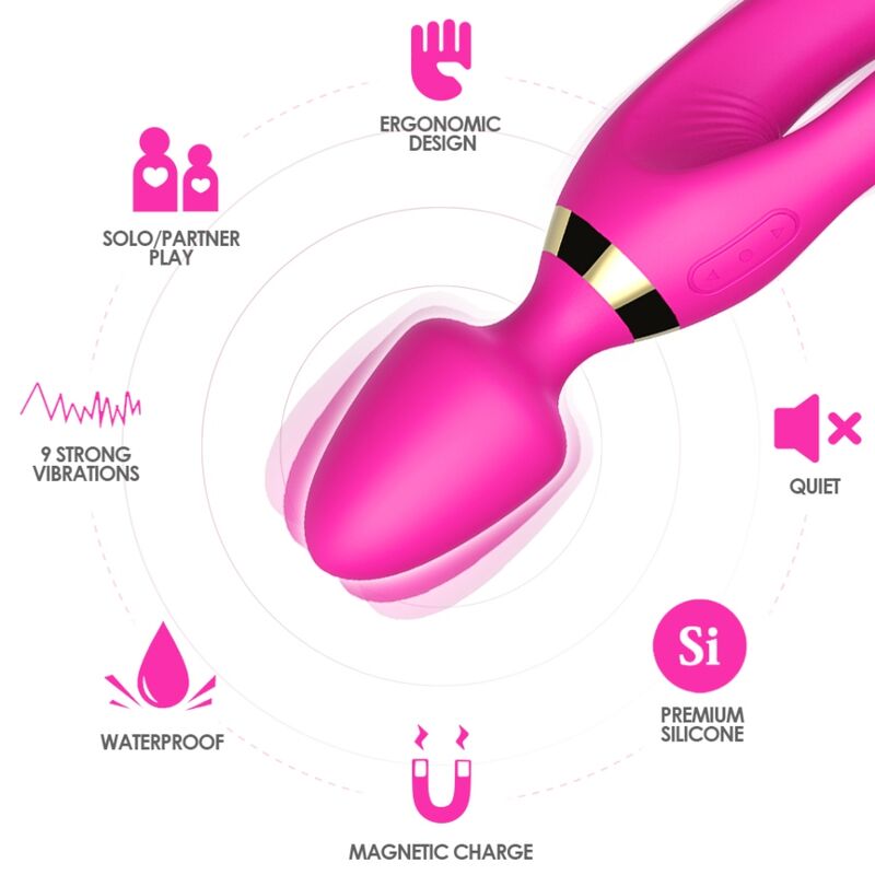 ARMONY massager och vibrator rabbit fuchsia