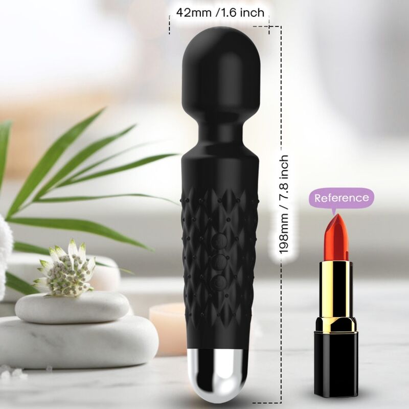 ARMONY Postman Massager med flexibel huvud i svart