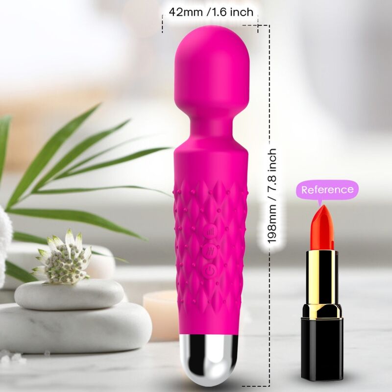 ARMONY Postman Massager och Vibrator med flexibel huvud i fuchsia