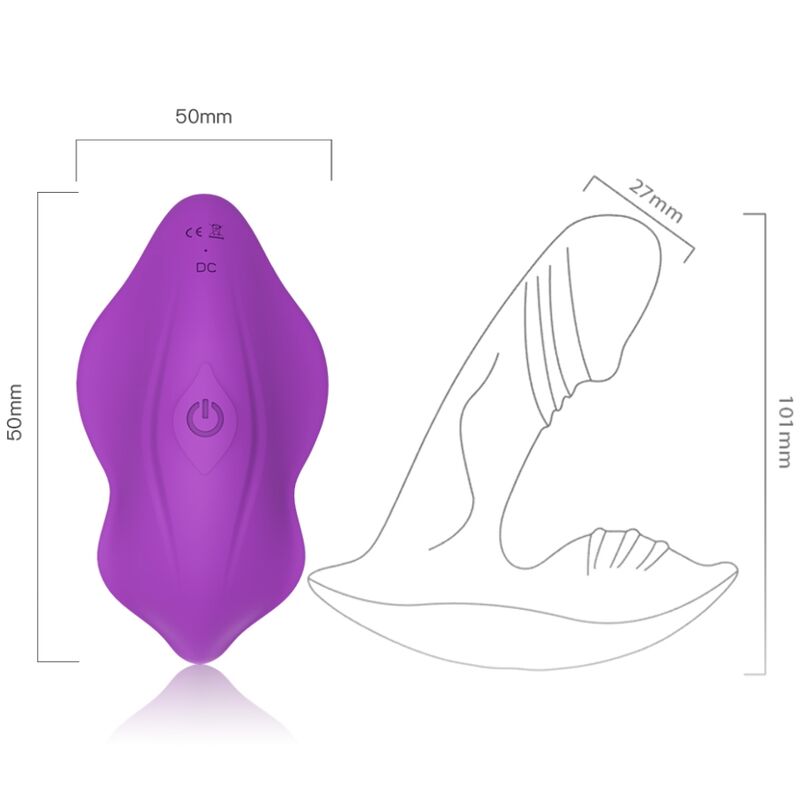 ARMONY Whistle Vibrator Introducerbar Fjärrkontroll Lila