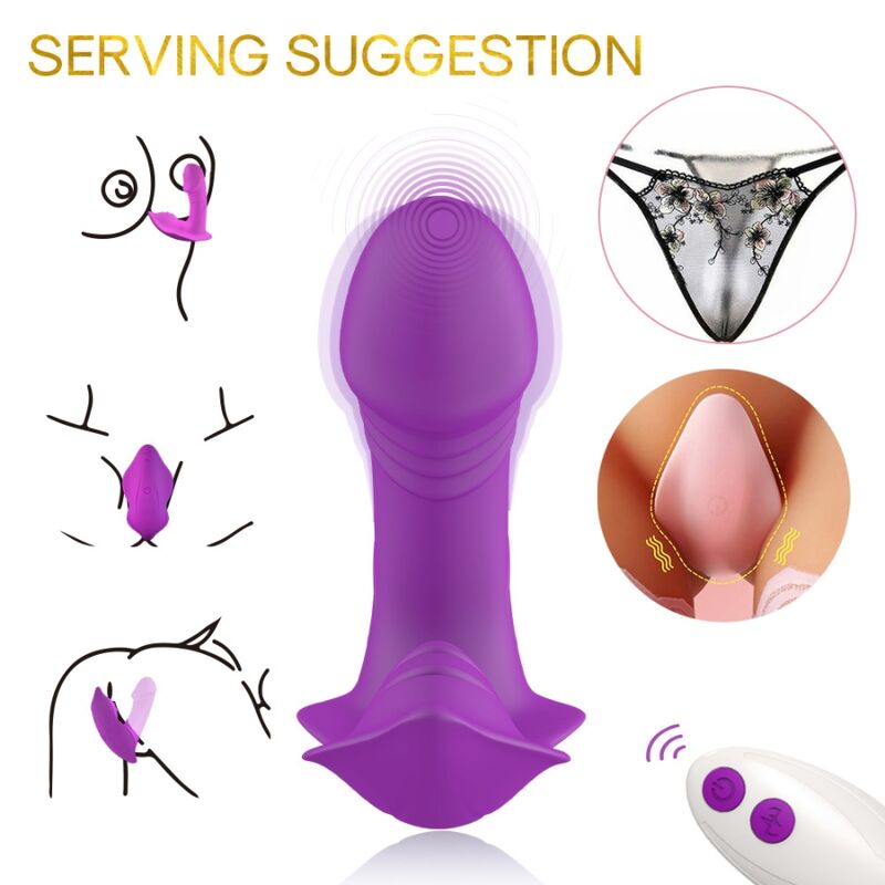 ARMONY Whistle Vibrator Introducerbar Fjärrkontroll Lila