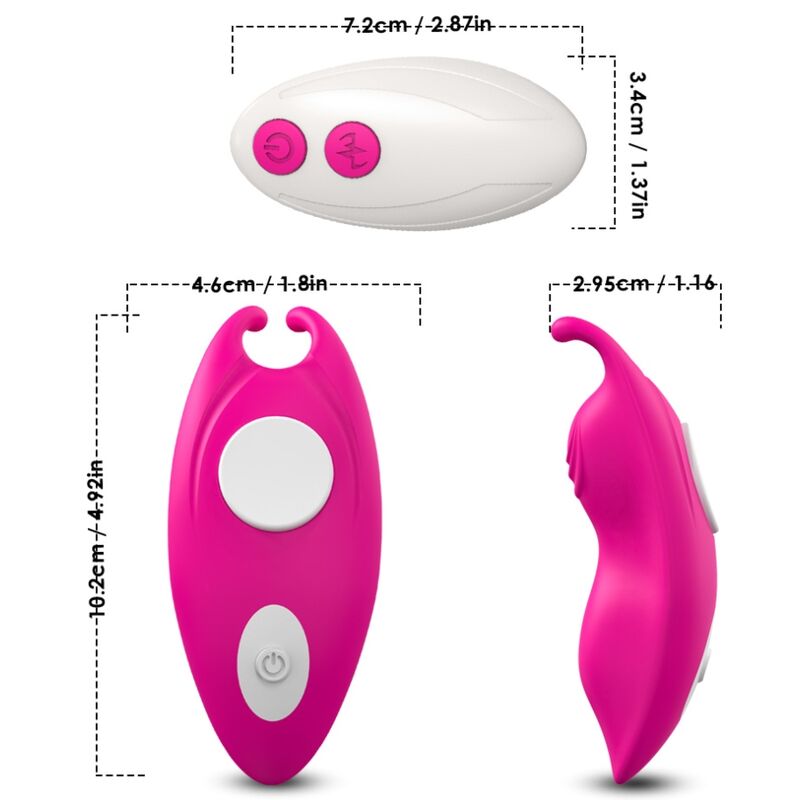ARMONY Honeybee bärbar vibrator trosor i fuchsia