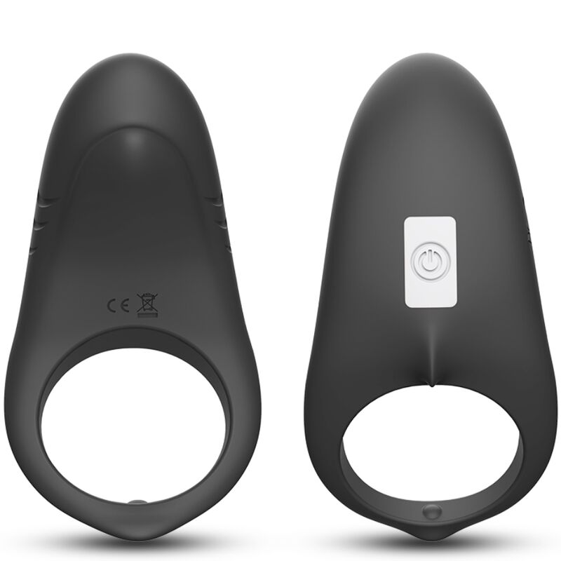 ARMONY Shark Vibrator Ring för par med fjärrkontroll svart