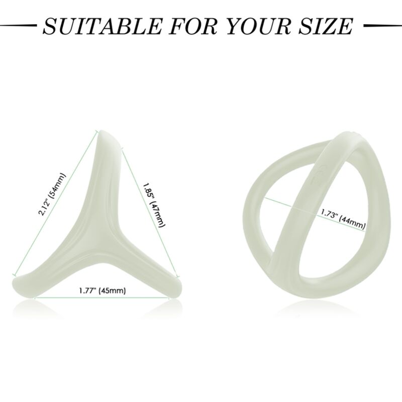 ARMONY TRESOR DOUBLE SILICONE RING LUMINOUS