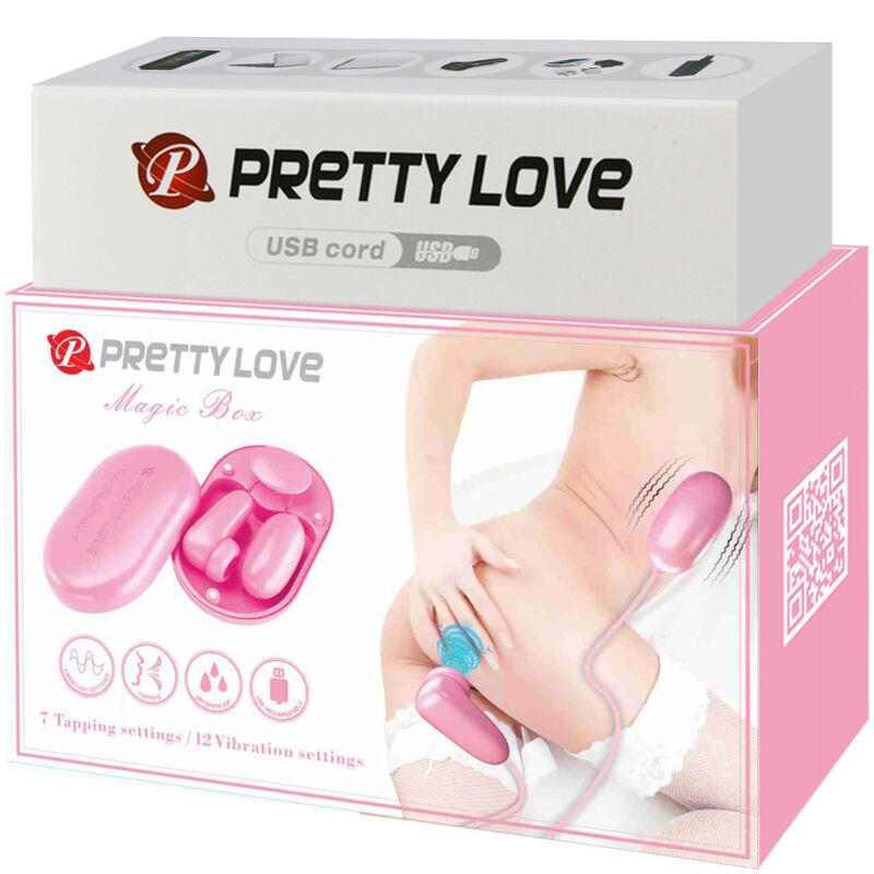 PRETTY LOVE Magic Box vibrerande bullet och pink stimulator