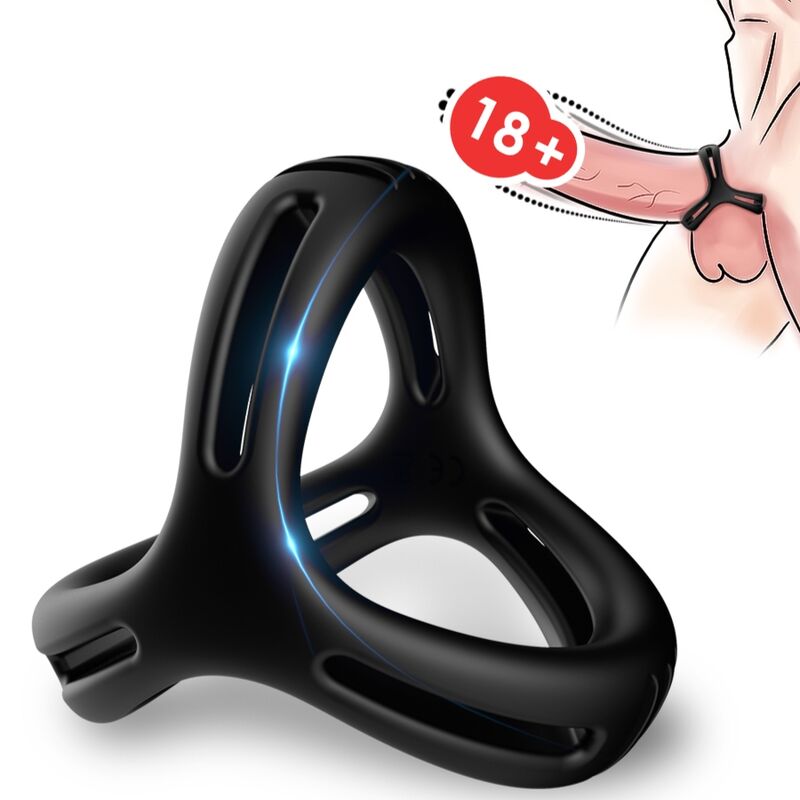 ARMONY X-RING MULTIPOSITION BLACK penisring