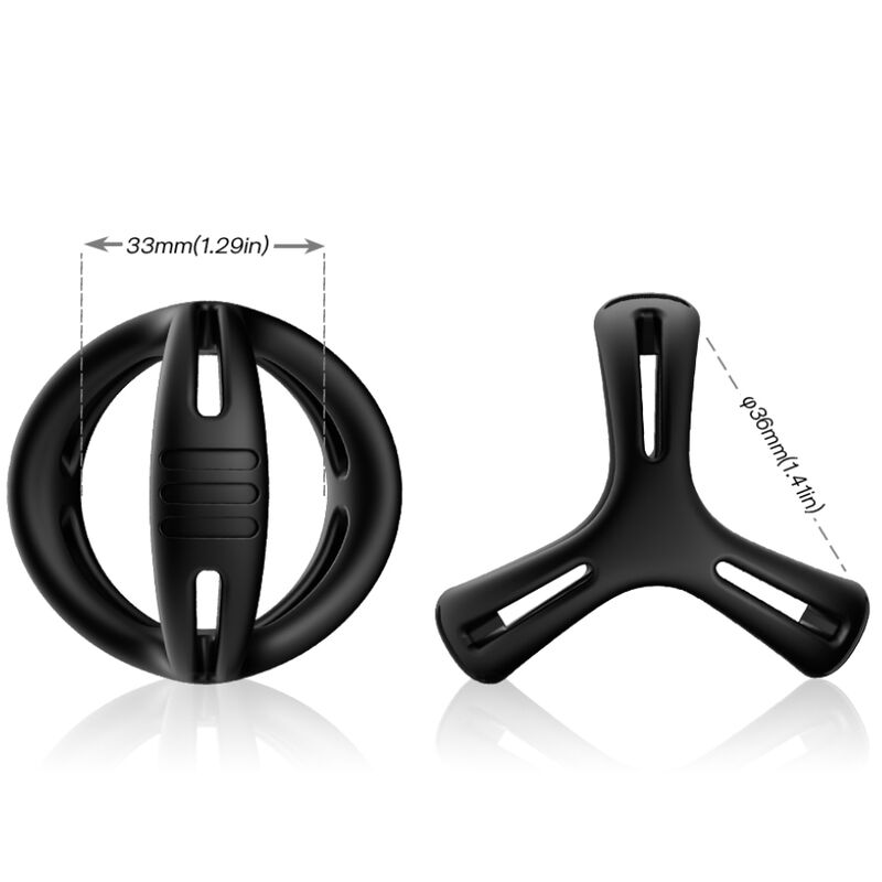 ARMONY X-RING MULTIPOSITION BLACK penisring