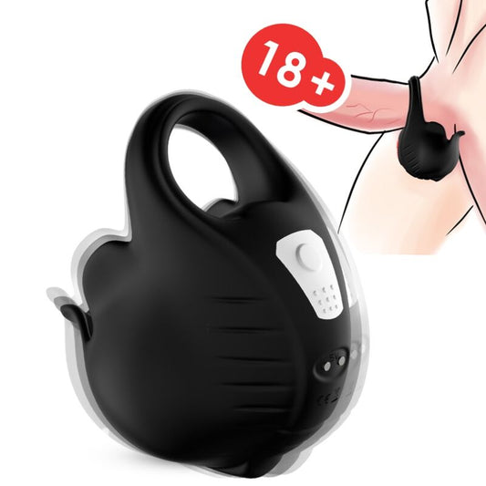 ARMONY cupping vibrator ring i svart