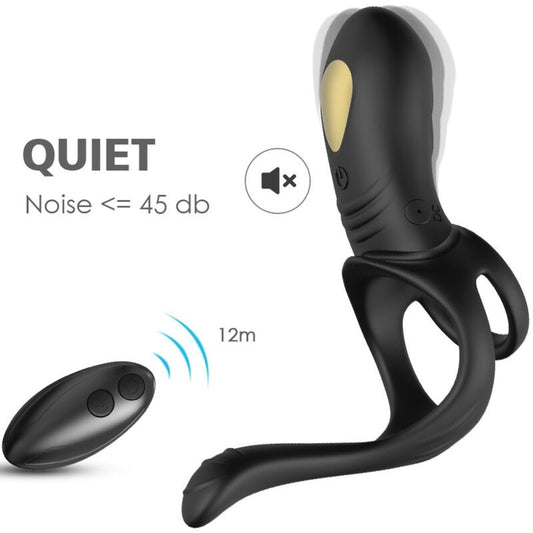 ARMONY Joy Jumper Ring Vibrator för par och analplugg svart