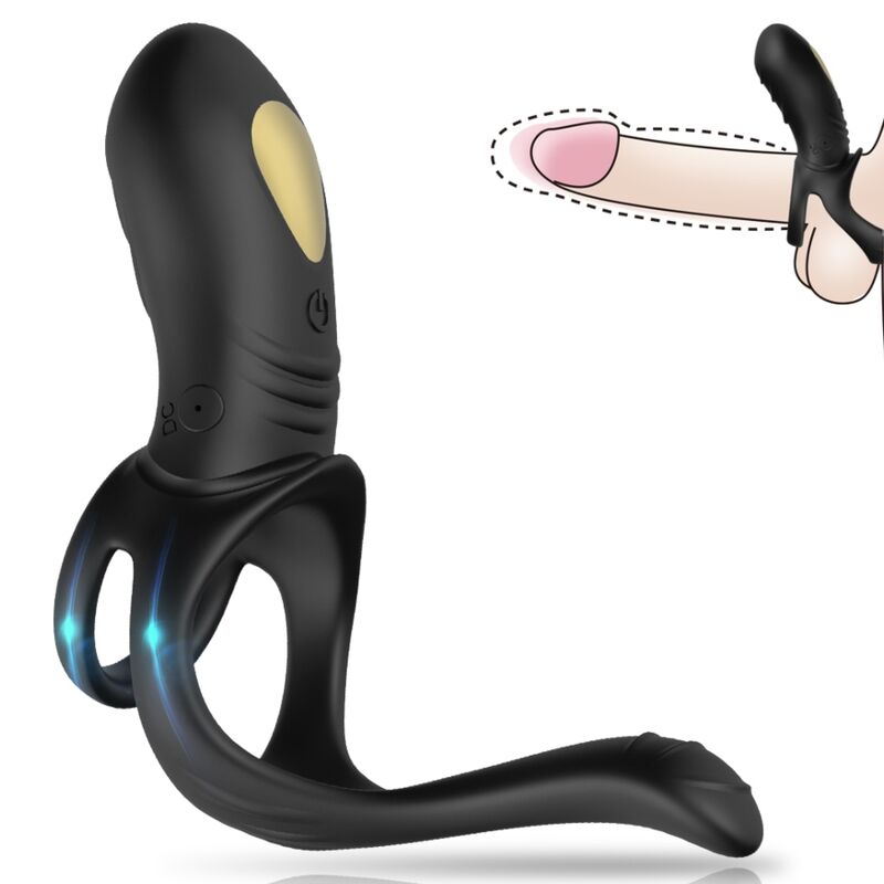 ARMONY Joy Jumper Ring Vibrator för par och analplugg svart
