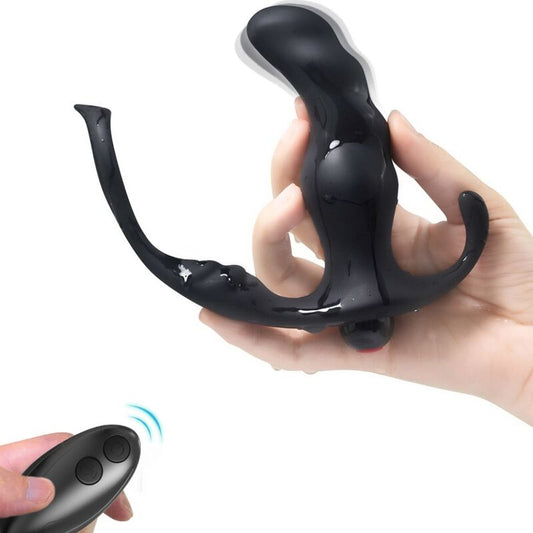 ARMONY - KNIGHT VIBRATOR ANAL PROSTATE & RING FJÄRRKONTROLL SVART