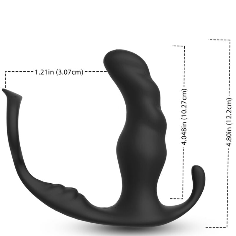 ARMONY - KNIGHT VIBRATOR ANAL PROSTATE & RING FJÄRRKONTROLL SVART