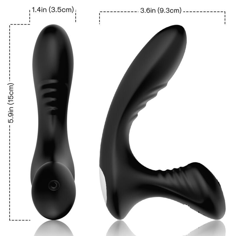 ARMONY - STORM VIBRATOR ANAL PROSTATE & PLUG FJÄRRKONTROLL SVART