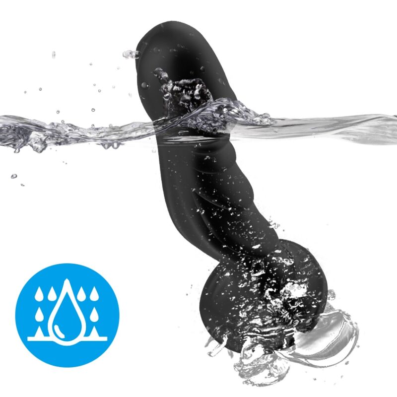 ARMONY dildo vibrator och anal plug med fjärrkontroll i svart