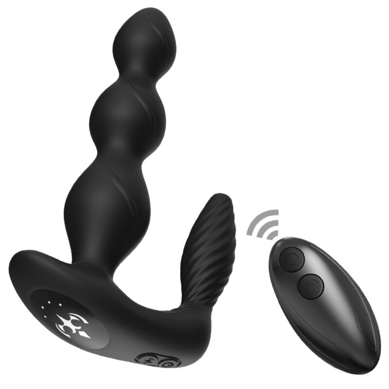ARMONY - MANFUN VIBRATOR & STIMULATOR ANAL PLUG FJÄRRKONTROLL SVART