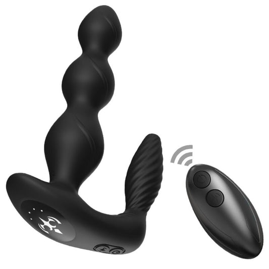 ARMONY - MANFUN VIBRATOR & STIMULATOR ANAL PLUG FJÄRRKONTROLL SVART