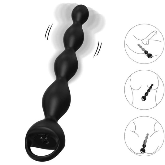 ARMONY - Vibrator Finger Anal Plug Svart