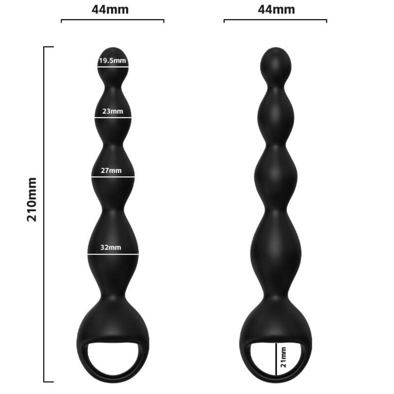 ARMONY - Vibrator Finger Anal Plug Svart