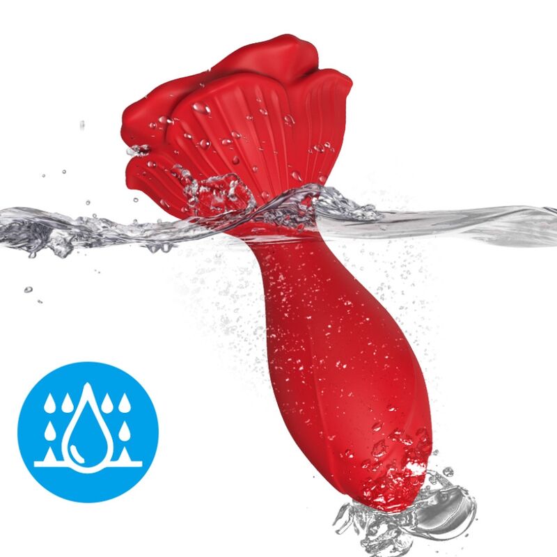 ARMONY - Rosa vibrator och analplugg liten med fjärrkontroll röd