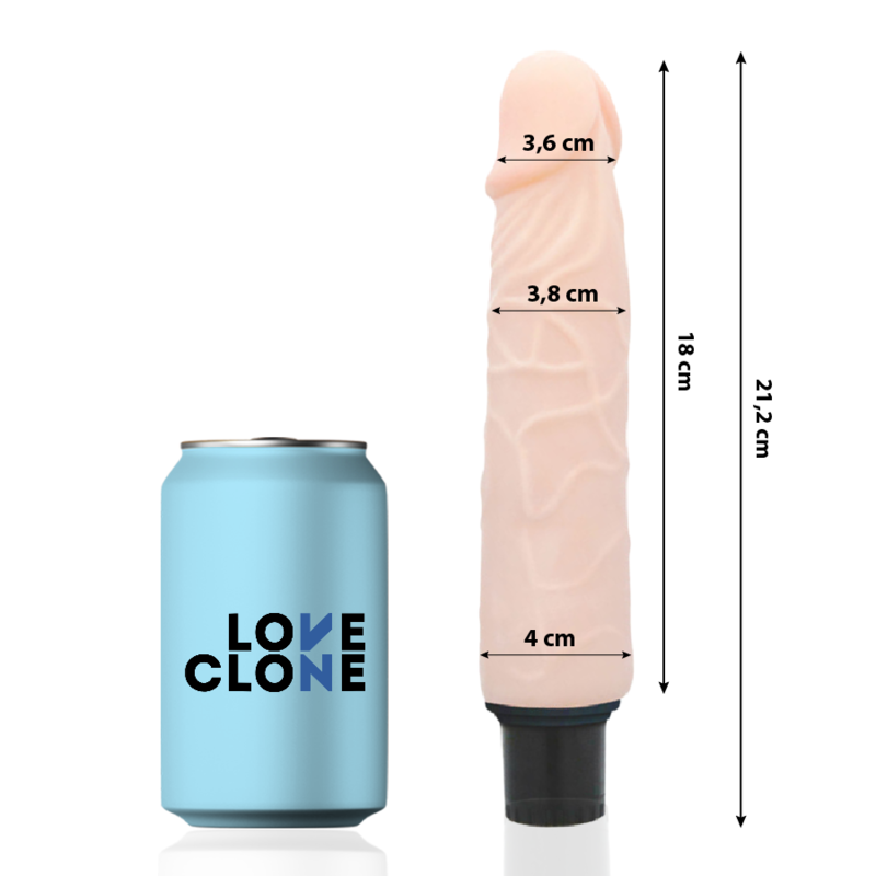 LOVECLONE Finn självsmörjande vibrator 21,2 cm